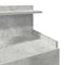 vidaXL Bedside Cabinets 2 pcs with 2 Drawers Concrete Grey 40x36.5x62 cm