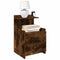 vidaXL Bedside Cabinets 2 pcs with 2 Drawers Smoked Oak 40x36.5x62 cm