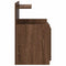 vidaXL Bedside Cabinet with 2 Drawers Brown Oak 40x36.5x62 cm