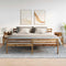 vidaXL Bedside Cabinets 2 pcs with 2 Drawers Old Wood 40x36.5x62 cm