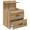 vidaXL Bedside Cabinets 2 pcs with 2 Drawers Artisan Oak 40x36.5x62 cm