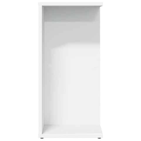 vidaXL Bedside Table White 46.5x29x61 cm Engineered Wood