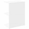 vidaXL Bedside Table White 46.5x29x61 cm Engineered Wood