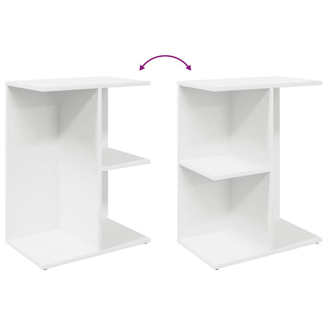 vidaXL Bedside Tables 2 pcs White 46.5x29x61 cm Engineered Wood