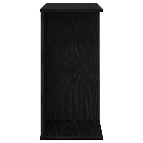 vidaXL Bedside Tables 2 pcs Black Oak 46.5x29x61 cm Engineered Wood