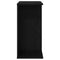 vidaXL Bedside Tables 2 pcs Black Oak 46.5x29x61 cm Engineered Wood