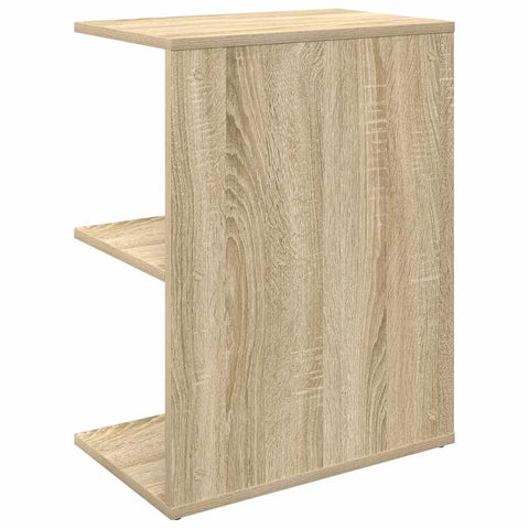 vidaXL Bedside Table Sonoma Oak 46.5x29x61 cm Engineered Wood
