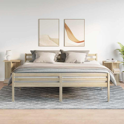 vidaXL Bedside Tables 2 pcs Sonoma Oak 46.5x29x61 cm Engineered Wood