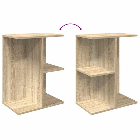 vidaXL Bedside Tables 2 pcs Sonoma Oak 46.5x29x61 cm Engineered Wood