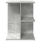 vidaXL Bedside Table Concrete Grey 46.5x29x61 cm Engineered Wood