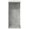 vidaXL Bedside Table Concrete Grey 46.5x29x61 cm Engineered Wood