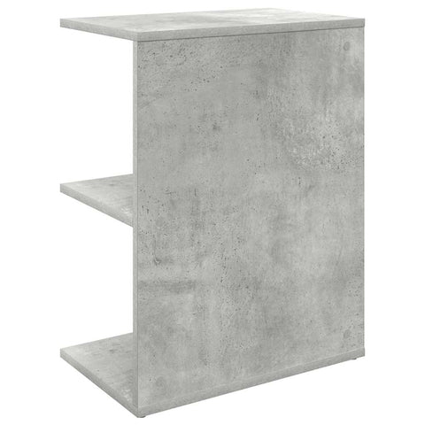 vidaXL Bedside Table Concrete Grey 46.5x29x61 cm Engineered Wood