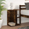 vidaXL Bedside Table Smoked Oak 46.5x29x61 cm Engineered Wood