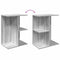 vidaXL Bedside Tables 2 pcs Grey Sonoma 46.5x29x61 cm Engineered Wood