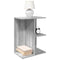 vidaXL Bedside Tables 2 pcs Grey Sonoma 46.5x29x61 cm Engineered Wood