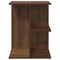 vidaXL Bedside Table Brown Oak 46.5x29x61 cm Engineered Wood