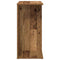 vidaXL Bedside Table Old Wood 46.5x29x61 cm Engineered Wood