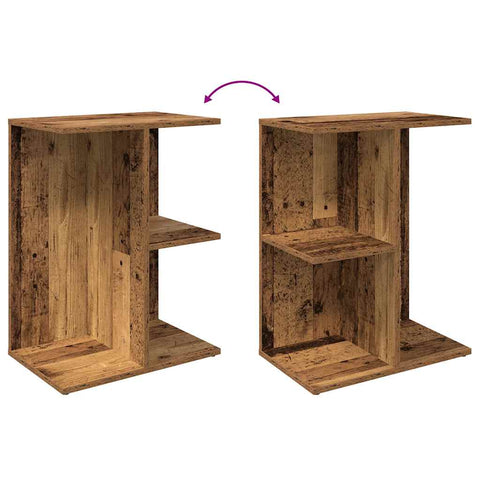 vidaXL Bedside Tables 2 pcs Old Wood 46.5x29x61 cm Engineered Wood