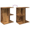 vidaXL Bedside Tables 2 pcs Old Wood 46.5x29x61 cm Engineered Wood