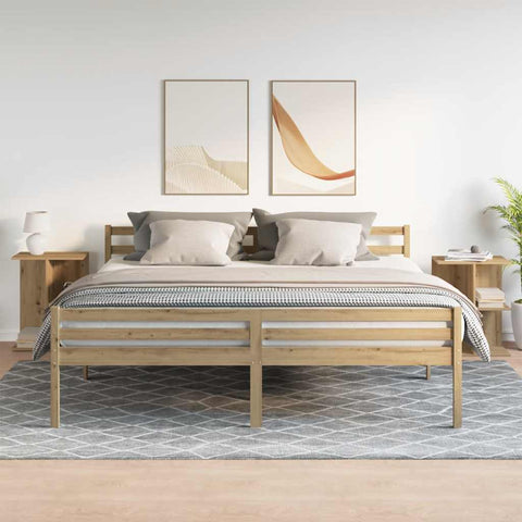 vidaXL Bedside Tables 2 pcs Artisan Oak 46.5x29x61 cm Engineered Wood