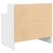 vidaXL Bedside Cabinets with Drawer 2 pcs White 51x31x47 cm