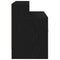vidaXL Bedside Cabinets with Drawer 2 pcs Black Oak 51x31x47 cm