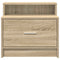 vidaXL Bedside Cabinet with Drawer Sonoma Oak 51x31x47 cm