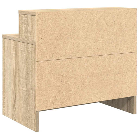 vidaXL Bedside Cabinet with Drawer Sonoma Oak 51x31x47 cm