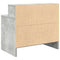 vidaXL Bedside Cabinet with Drawer Concrete Grey 51x31x47 cm