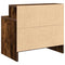 vidaXL Bedside Cabinets with Drawer 2 pcs Smoked Oak 51x31x47 cm
