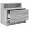 vidaXL Bedside Cabinets with Drawer 2 pcs Grey Sonoma 51x31x47 cm