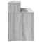 vidaXL Bedside Cabinets with Drawer 2 pcs Grey Sonoma 51x31x47 cm