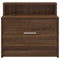 vidaXL Bedside Cabinet with Drawer Brown Oak 51x31x47 cm