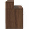 vidaXL Bedside Cabinet with Drawer Brown Oak 51x31x47 cm