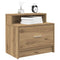 vidaXL Bedside Cabinet with Drawer Artisan Oak 51x31x47 cm
