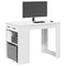 vidaXL Desk with Drawer and Shelf White 102x62x77.5 cm Engineered Wood