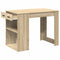 vidaXL Desk with Drawer and Shelf Sonoma Oak 102x62x77.5 cm Engineered Wood