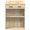 vidaXL Desk with Drawer and Shelf Sonoma Oak 102x62x77.5 cm Engineered Wood