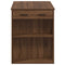 vidaXL Desk with Drawer and Shelf Brown Oak 102x62x77.5 cm Engineered Wood