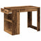 vidaXL Desk with Drawer and Shelf Old Wood 102x62x77.5 cm Engineered Wood