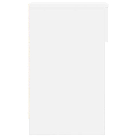 vidaXL Bedside Cabinet with Drawer White 20x36x60 cm