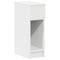 vidaXL Bedside Cabinets with Drawer 2 pcs White 20x36x60 cm