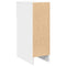 vidaXL Bedside Cabinets with Drawer 2 pcs White 20x36x60 cm