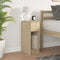 vidaXL Bedside Cabinet with Drawer Sonoma Oak 20x36x60 cm