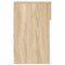 vidaXL Bedside Cabinet with Drawer Sonoma Oak 20x36x60 cm