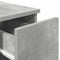 vidaXL Bedside Cabinet with Drawer Concrete Grey 20x36x60 cm