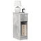 vidaXL Bedside Cabinet with Drawer Concrete Grey 20x36x60 cm