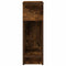 vidaXL Bedside Cabinets with Drawer 2 pcs Smoked Oak 20x36x60 cm