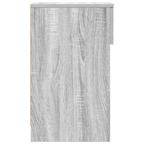 vidaXL Bedside Cabinet with Drawer Grey Sonoma 20x36x60 cm