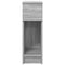 vidaXL Bedside Cabinets with Drawer 2 pcs Grey Sonoma 20x36x60 cm